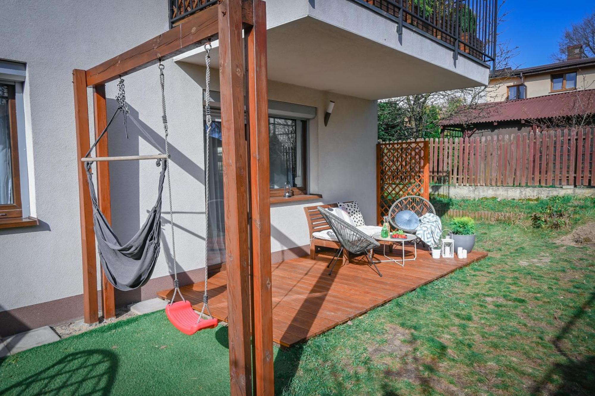 Malinowelove Aircon, 3 Rooms, Parking, Ogrod Kraków Eksteriør billede